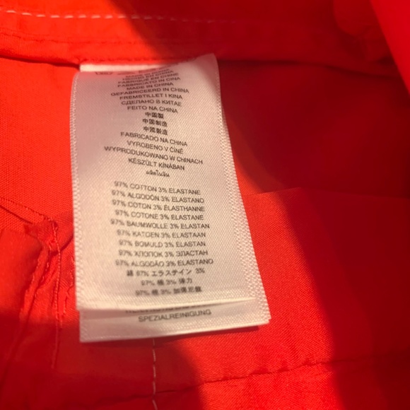 Michael Kors Summer Dress size 12 Bright Red/Orange - Picture 8 of 13
